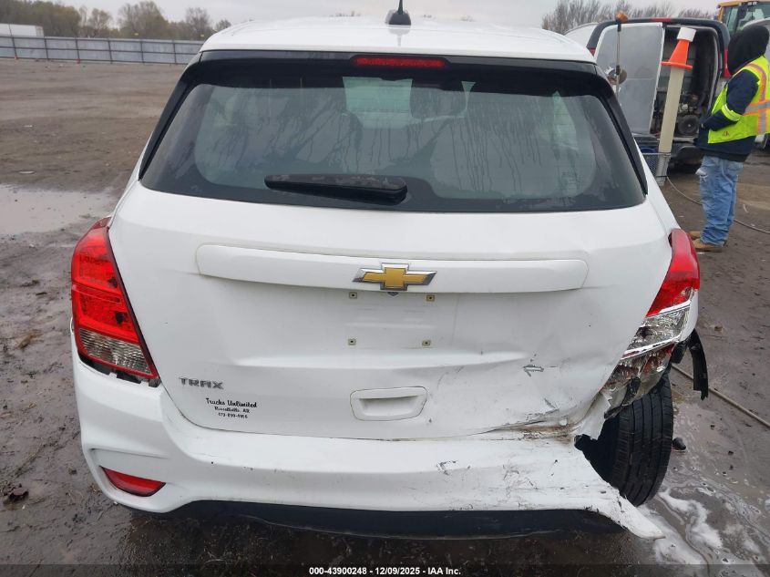 2017 Chevrolet Trax Ls VIN: 3GNCJKSB7HL159592 Lot: 43900248