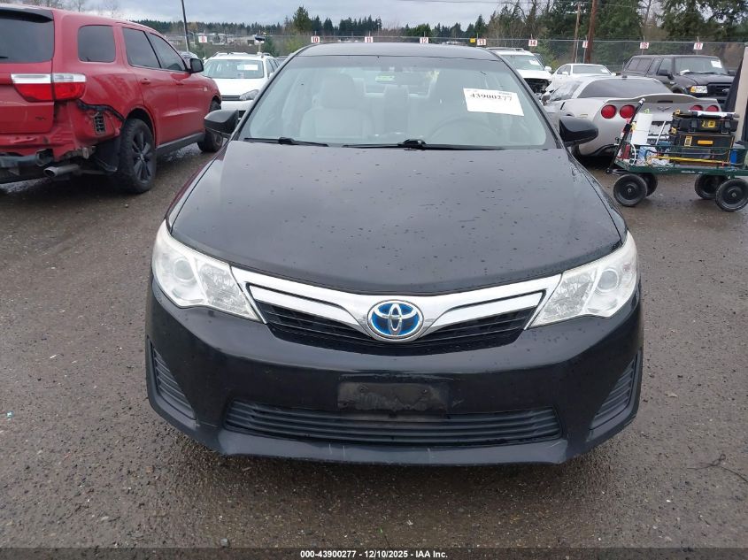 2013 Toyota Camry Hybrid Le VIN: 4T1BD1FK3DU085406 Lot: 43900277