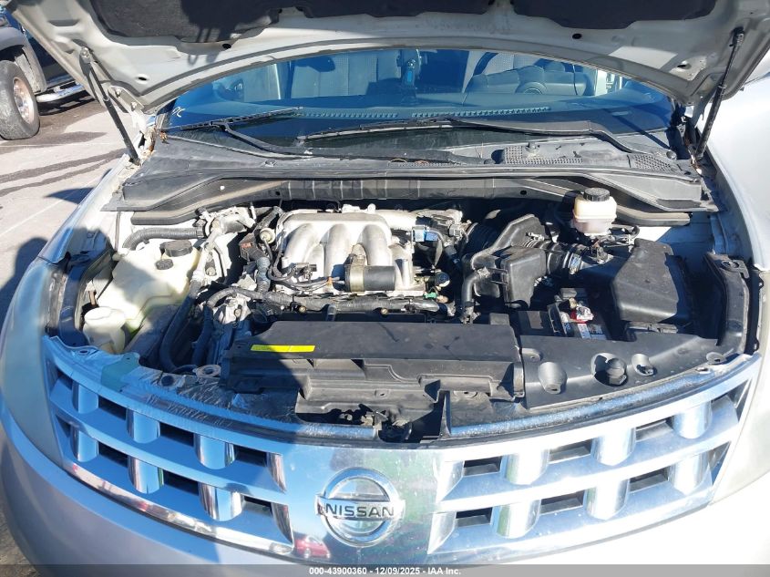 2003 Nissan Murano Sl VIN: JN8AZ08T03W122713 Lot: 43900360