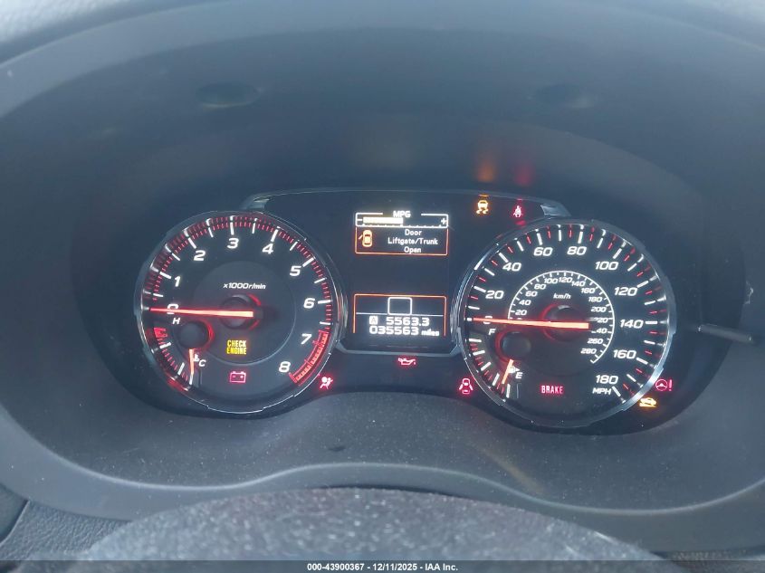 2019 Subaru Wrx VIN: JF1VA1A63K9806396 Lot: 43900367