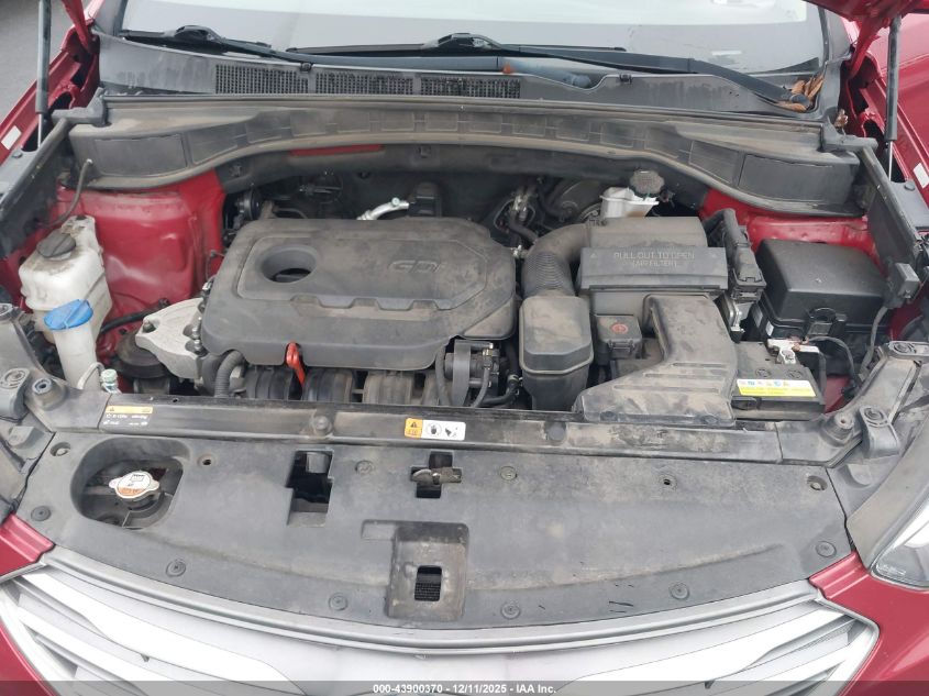 2017 Hyundai Santa Fe Sport 2.4L VIN: 5XYZT3LBXHG419573 Lot: 43900370