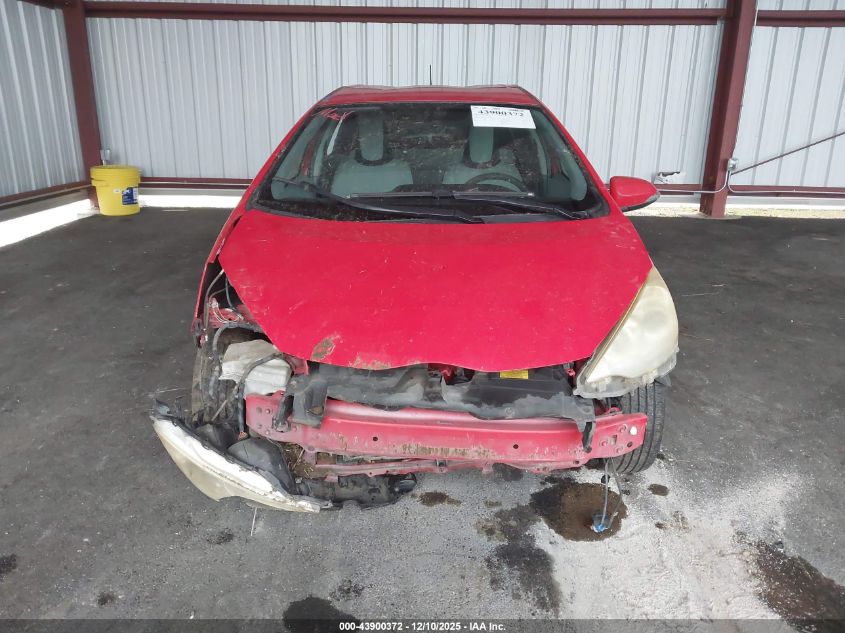 2012 Toyota Prius C One VIN: JTDKDTB39C1025421 Lot: 43900372