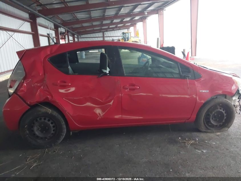 2012 Toyota Prius C One VIN: JTDKDTB39C1025421 Lot: 43900372