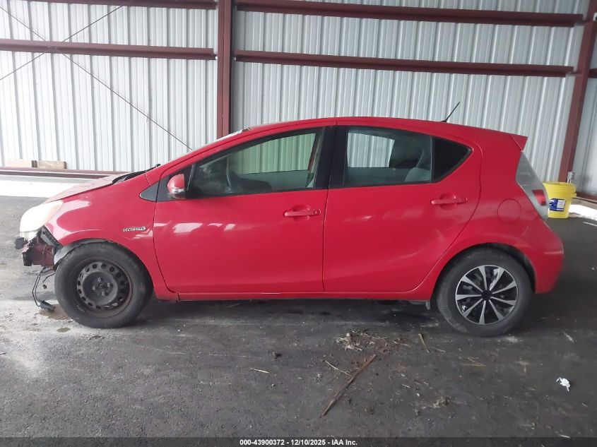 2012 Toyota Prius C One VIN: JTDKDTB39C1025421 Lot: 43900372