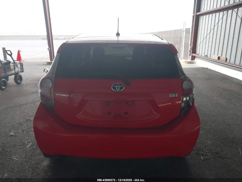 2012 Toyota Prius C One VIN: JTDKDTB39C1025421 Lot: 43900372