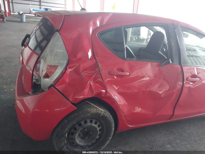 2012 Toyota Prius C One VIN: JTDKDTB39C1025421 Lot: 43900372