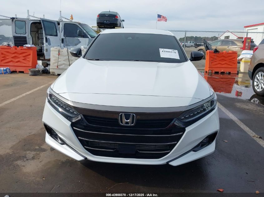 2022 Honda Accord Sport VIN: 1HGCV1F37NA037894 Lot: 43900378