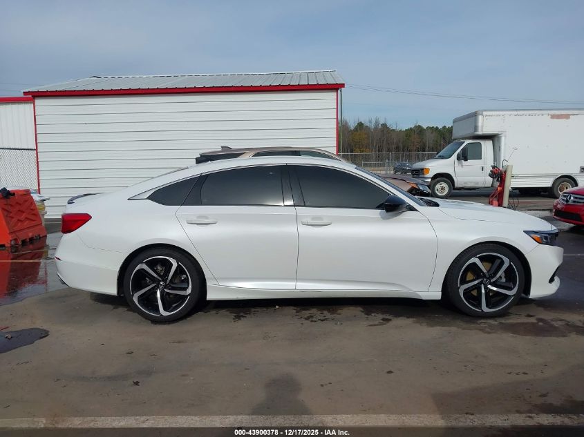 2022 Honda Accord Sport VIN: 1HGCV1F37NA037894 Lot: 43900378