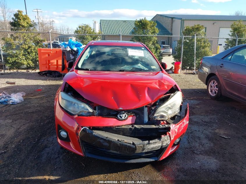 2015 Toyota Corolla S Plus VIN: 2T1BURHE2FC266782 Lot: 43900384