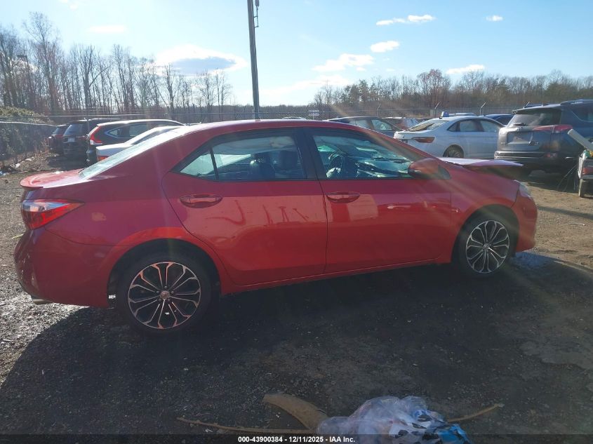 2015 Toyota Corolla S Plus VIN: 2T1BURHE2FC266782 Lot: 43900384