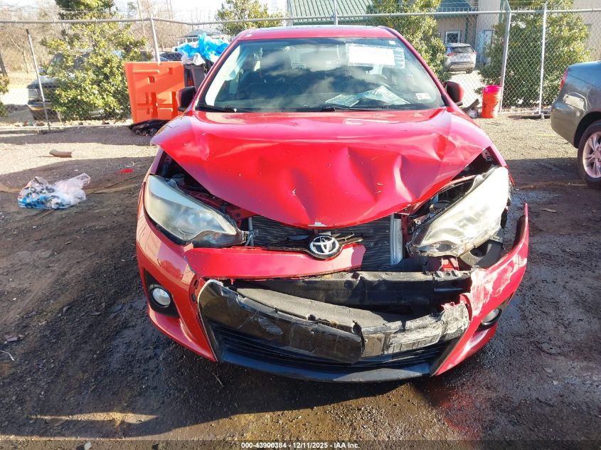 2015 Toyota Corolla S Plus VIN: 2T1BURHE2FC266782 Lot: 43900384