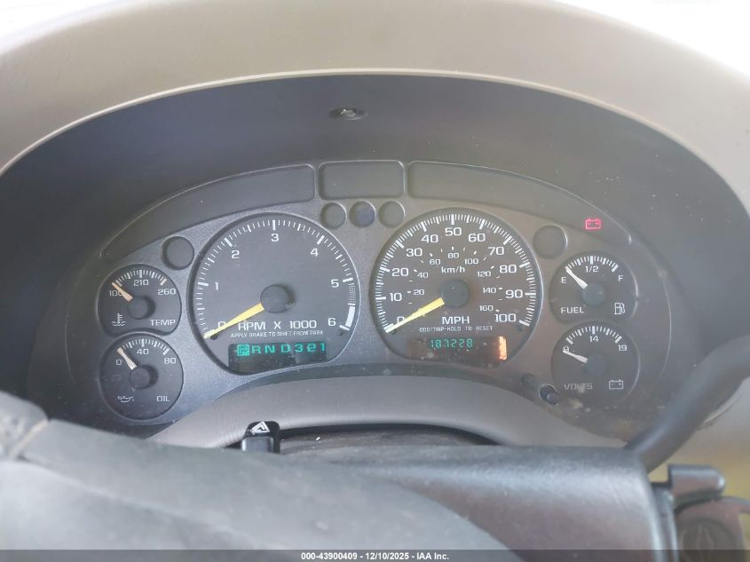 2000 Chevrolet Blazer Lt VIN: 1GNCS13W3Y2301401 Lot: 43900409