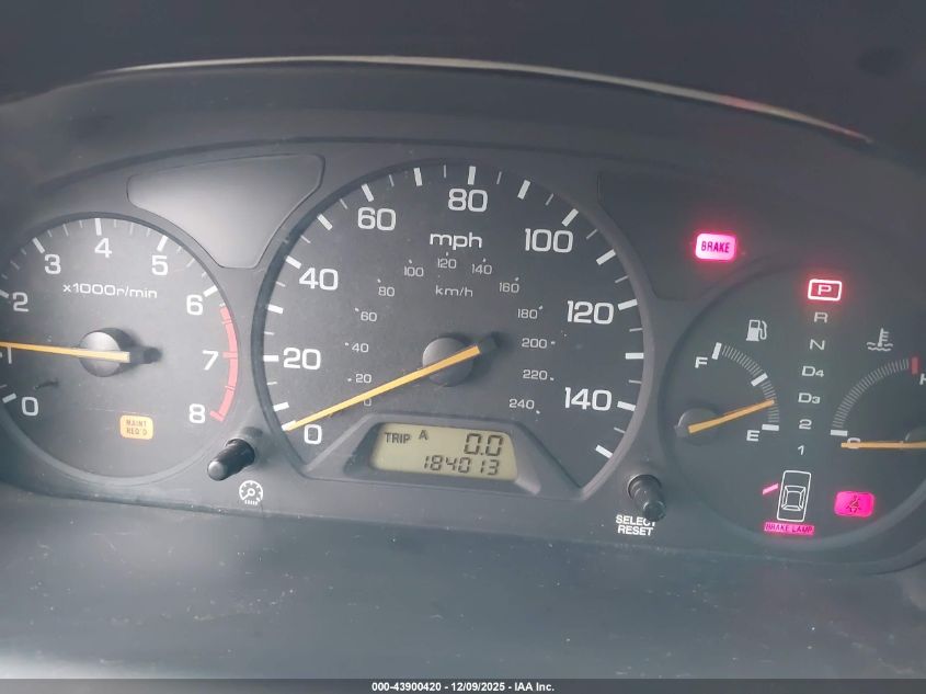 1999 Honda Accord Ex V6 VIN: 1HGCG165XXA036608 Lot: 43900420