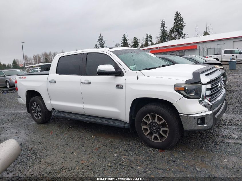 2019 Toyota Tundra 1794 5.7L V8 VIN: 5TFAY5F17KX805434 Lot: 43900428
