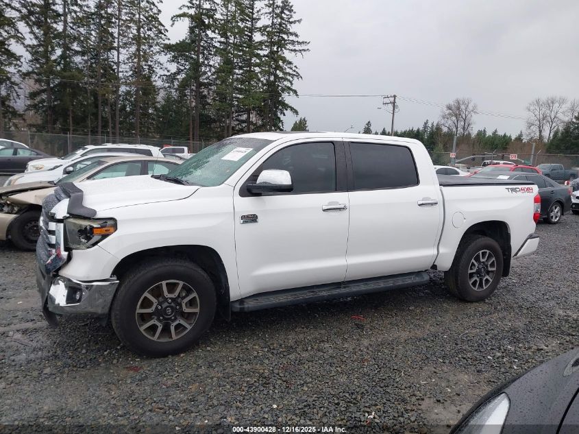 2019 Toyota Tundra 1794 5.7L V8 VIN: 5TFAY5F17KX805434 Lot: 43900428