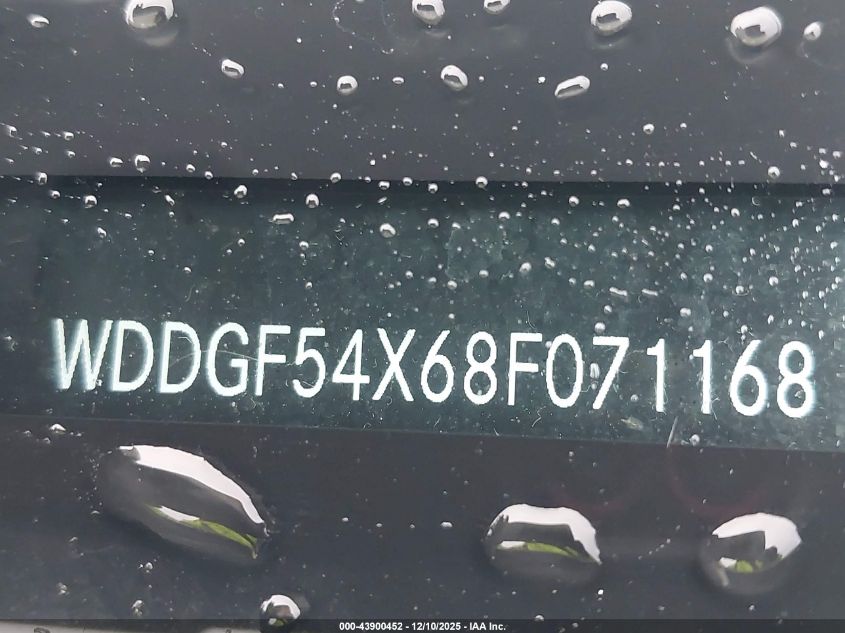 2008 Mercedes-Benz C 300 Luxury/Sport VIN: WDDGF54X68F071168 Lot: 43900452