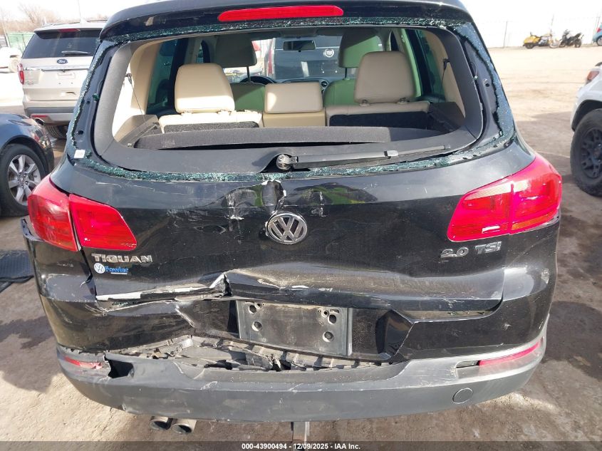 2013 Volkswagen Tiguan VIN: WVAGV7AX8DW503400 Lot: 43900494