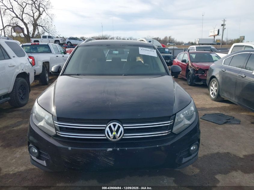 2013 Volkswagen Tiguan VIN: WVAGV7AX8DW503400 Lot: 43900494