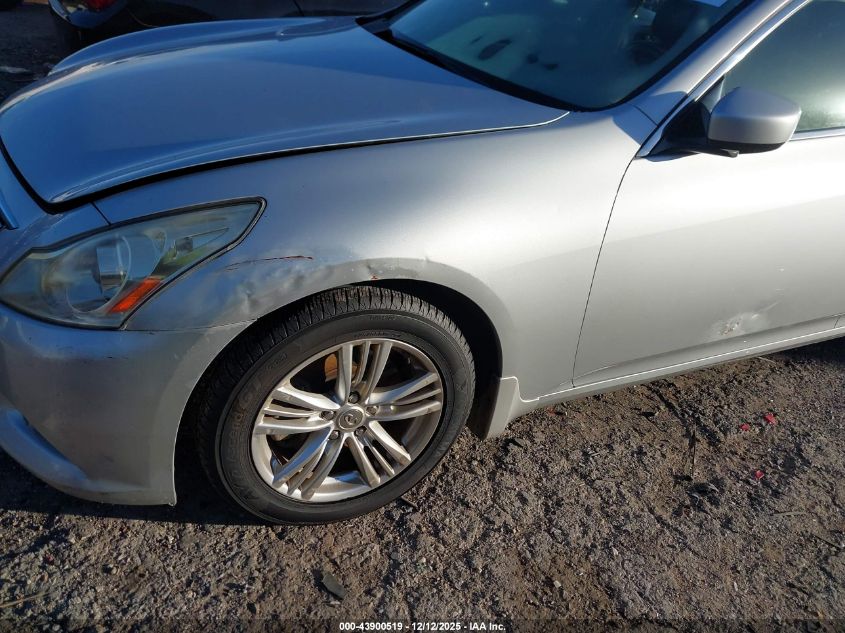 2011 Infiniti G37X VIN: JN1CV6AR8BM354264 Lot: 43900519