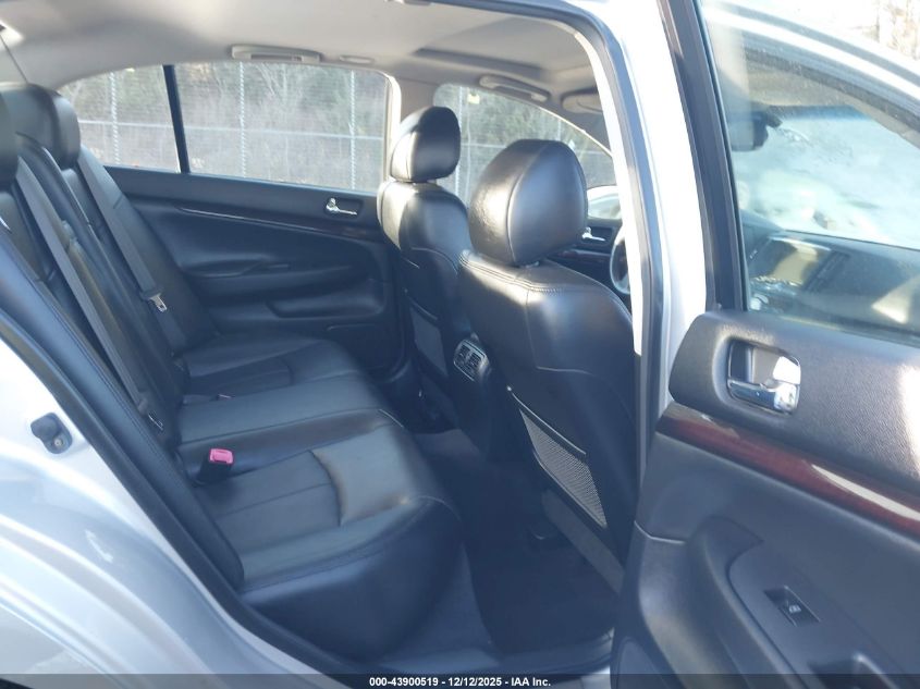 2011 Infiniti G37X VIN: JN1CV6AR8BM354264 Lot: 43900519