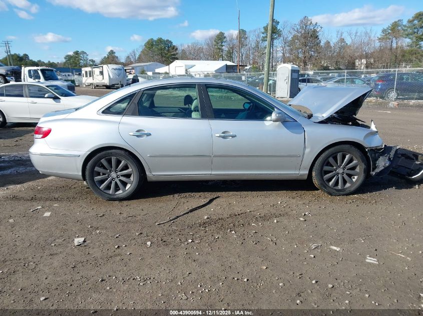 2009 Hyundai Azera Limited VIN: KMHFC46F79A341578 Lot: 43900594