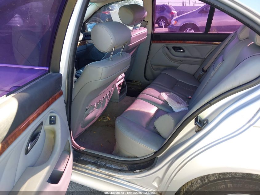 2002 BMW 530Ia VIN: WBADT63452CH85711 Lot: 43900673