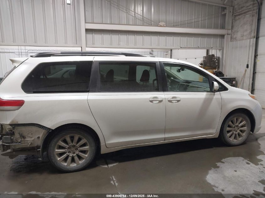 2014 Toyota Sienna Limited 7 Passenger VIN: 5TDDK3DC8ES085837 Lot: 43900754