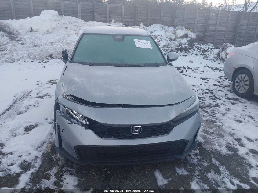 2026 Honda Civic Lx VIN: 2HGFE2F24TH531266 Lot: 43900768