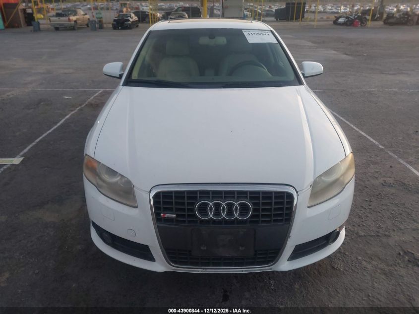 2008 Audi A4 3.2 VIN: WAUDH78EX8A166712 Lot: 43900844
