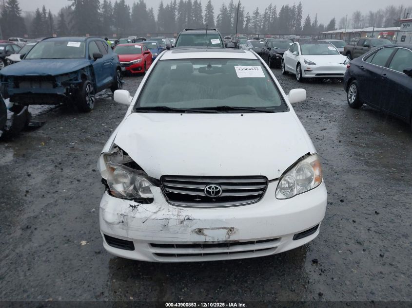 2004 Toyota Corolla Le VIN: 1NXBR38E24Z237048 Lot: 43900853