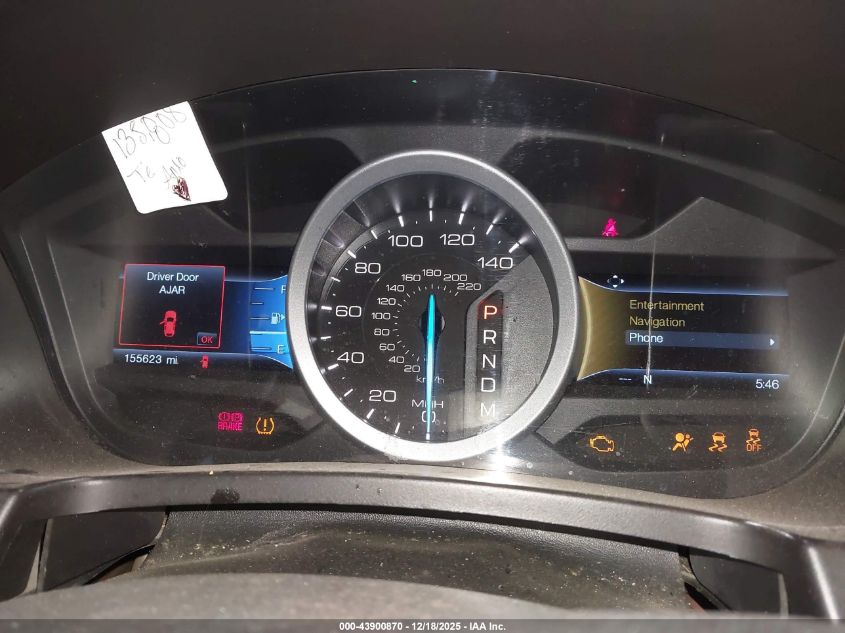 2014 Ford Explorer Limited VIN: 1FM5K7F83EGB09228 Lot: 43900870