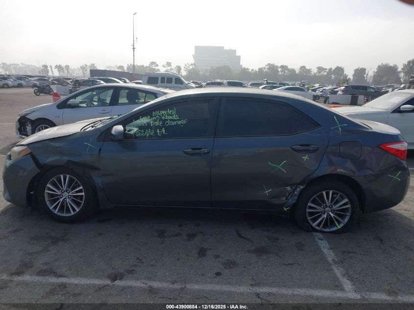 2014 Toyota Corolla Le Plus VIN: 5YFBURHE5EP095721 Lot: 43900884