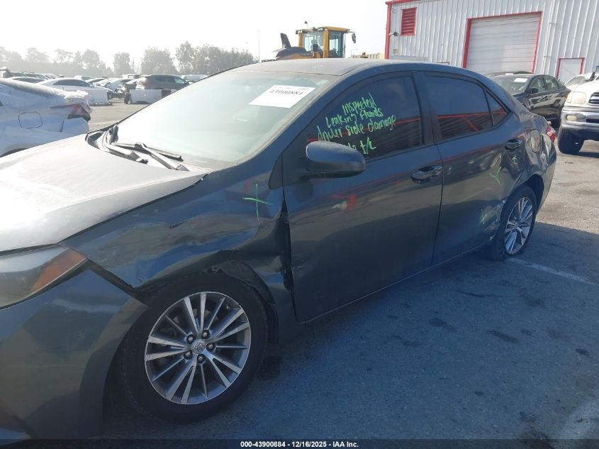 2014 Toyota Corolla Le Plus VIN: 5YFBURHE5EP095721 Lot: 43900884