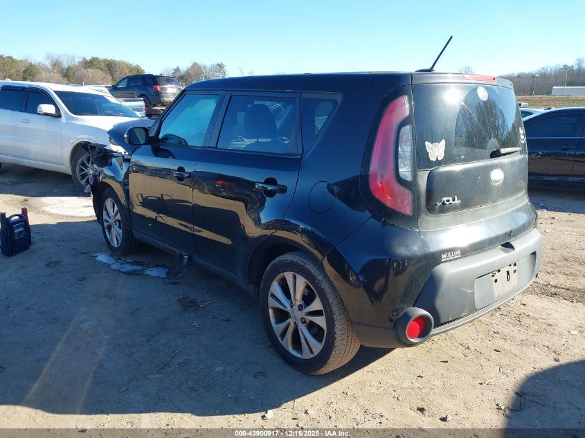 2014 Kia Soul + VIN: KNDJP3A51E7000776 Lot: 43900917