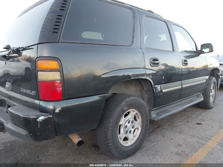 2005 Chevrolet Tahoe Ls VIN: 1GNEC13V25R275325 Lot: 43900919