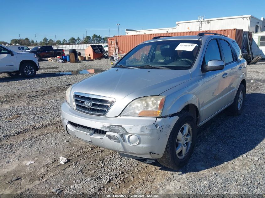 2008 Kia Sorento Lx VIN: KNDJC735485849283 Lot: 43900929