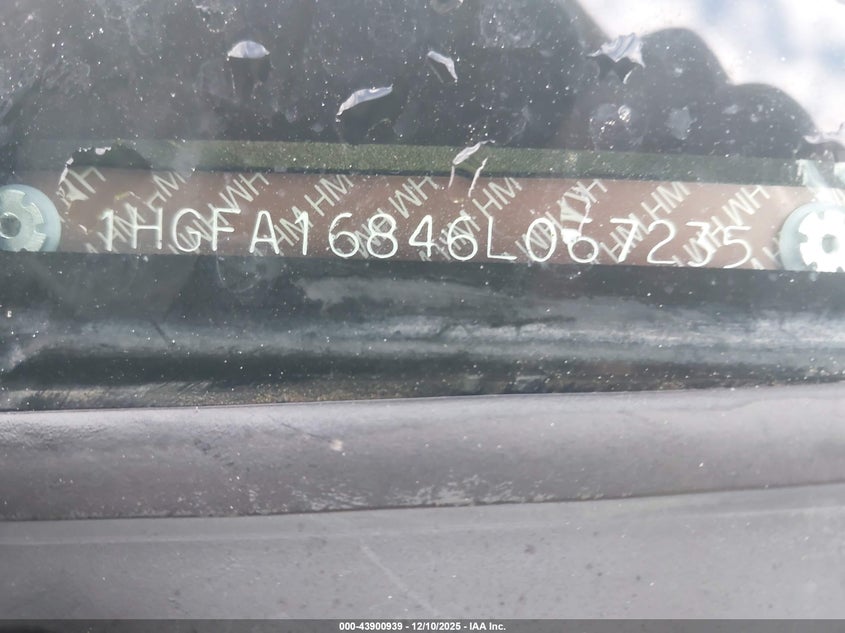 1HGFA16846L067235 2006 HONDA CIVIC photo no. 11