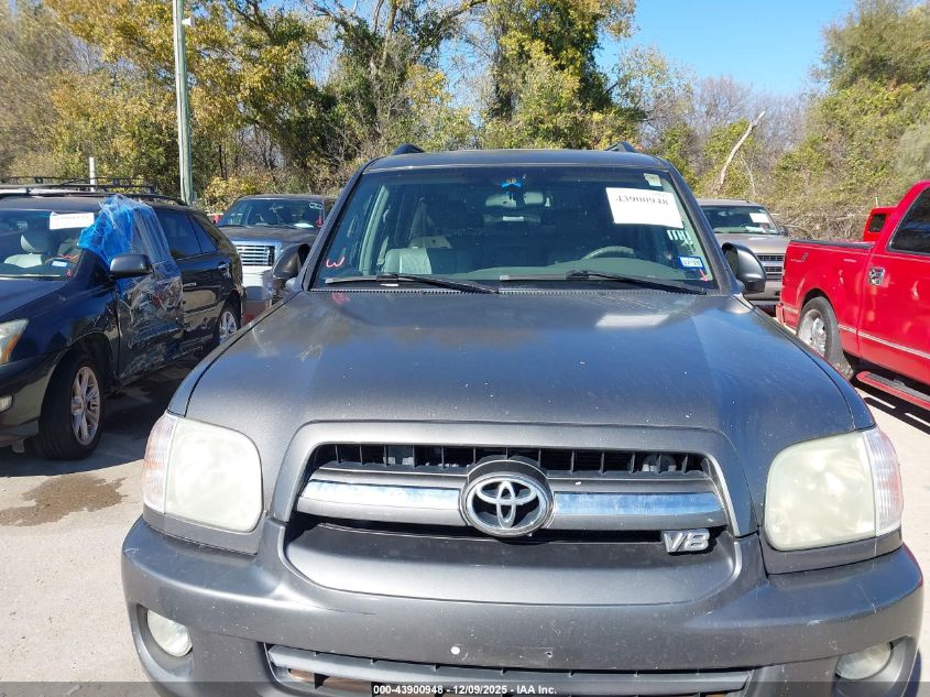 2005 Toyota Sequoia Limited V8 VIN: 5TDZT38A65S248464 Lot: 43900948