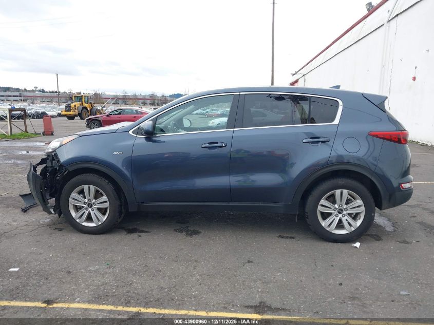 2017 Kia Sportage Lx VIN: KNDPMCAC2H7153012 Lot: 43900960