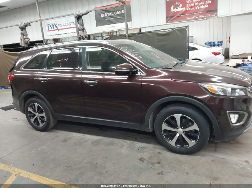 2016 Kia Sorento 3.3L Ex VIN: 5XYPH4A55GG001531 Lot: 43901107