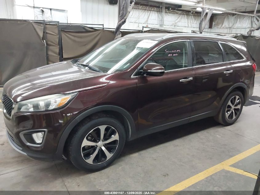 2016 Kia Sorento 3.3L Ex VIN: 5XYPH4A55GG001531 Lot: 43901107