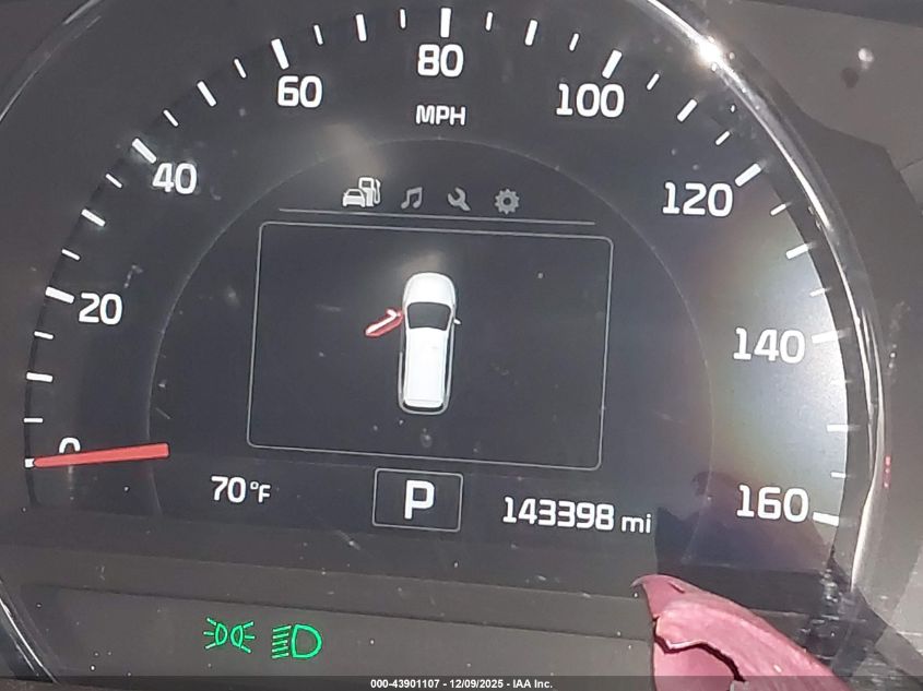 2016 Kia Sorento 3.3L Ex VIN: 5XYPH4A55GG001531 Lot: 43901107