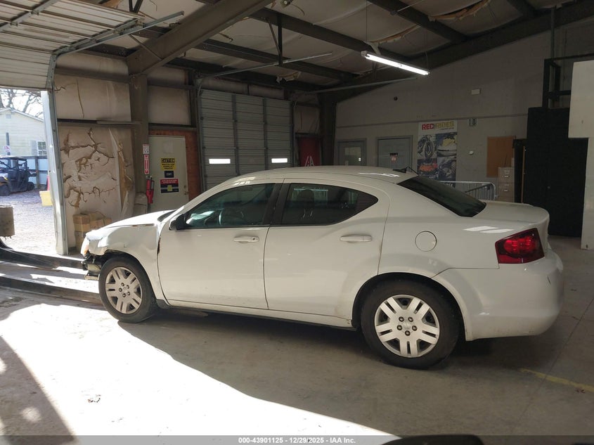 2012 Dodge Avenger Se VIN: 1C3CDZAB7CN110349 Lot: 43901125