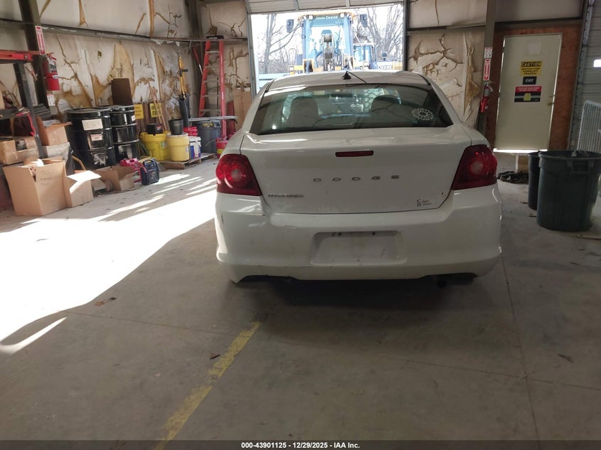 2012 Dodge Avenger Se VIN: 1C3CDZAB7CN110349 Lot: 43901125