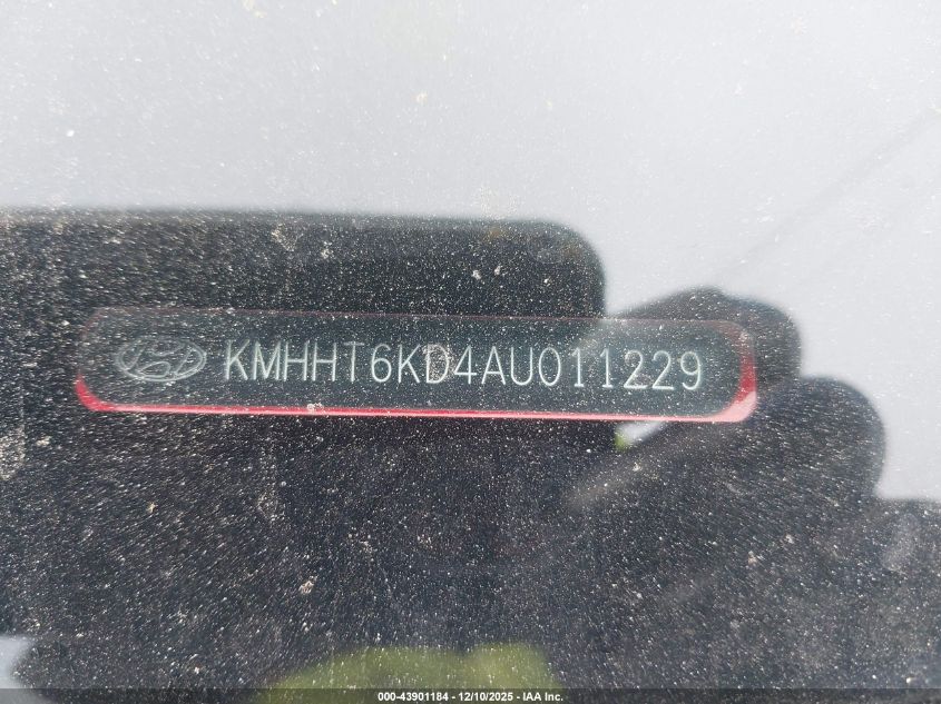 2010 Hyundai Genesis 2.0T Premium VIN: KMHHT6KD4AU011229 Lot: 43901184