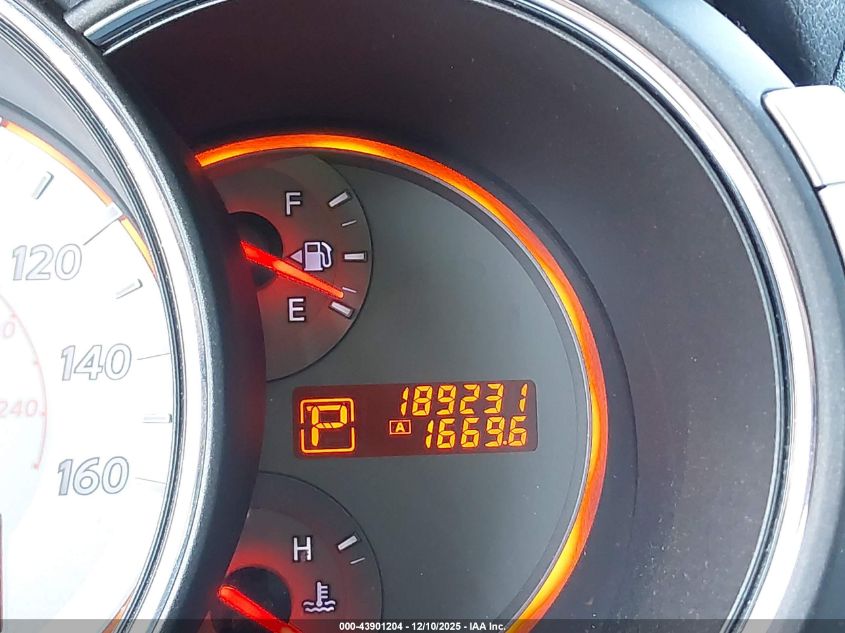 2009 Nissan Murano S VIN: JN8AZ18U69W012725 Lot: 43901204