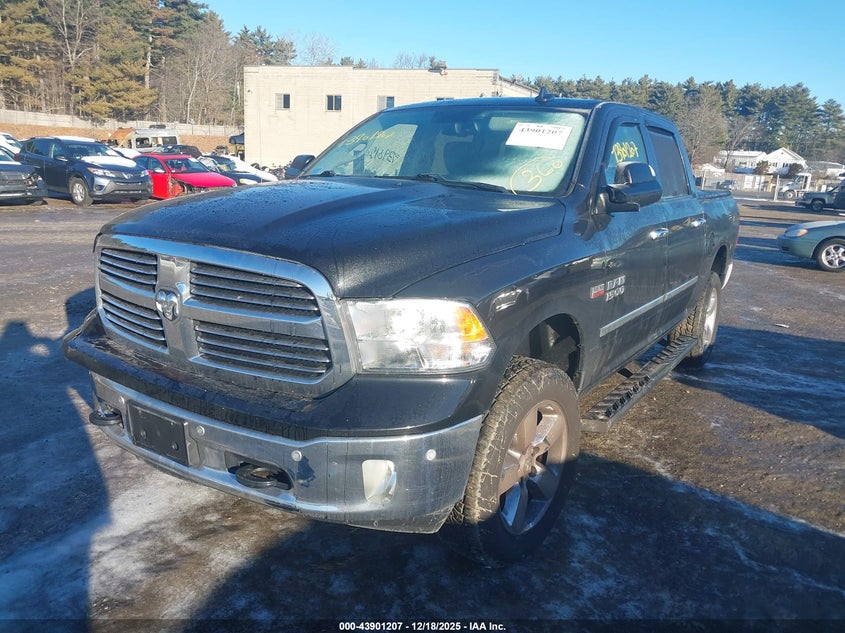 Vin: 3c6rr7lt7hg659364, lot: 44396769, ram 1500 big horn  4x4 5'7 box 20172