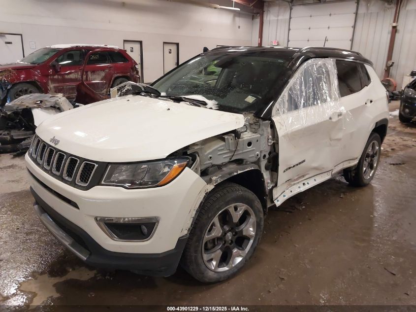 2019 Jeep Compass Limited 4X4 VIN: 3C4NJDCB1KT840298 Lot: 43901229
