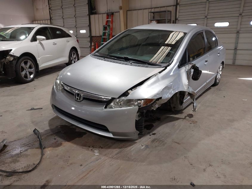 2008 Honda Civic Lx VIN: 2HGFA16578H300465 Lot: 43901265