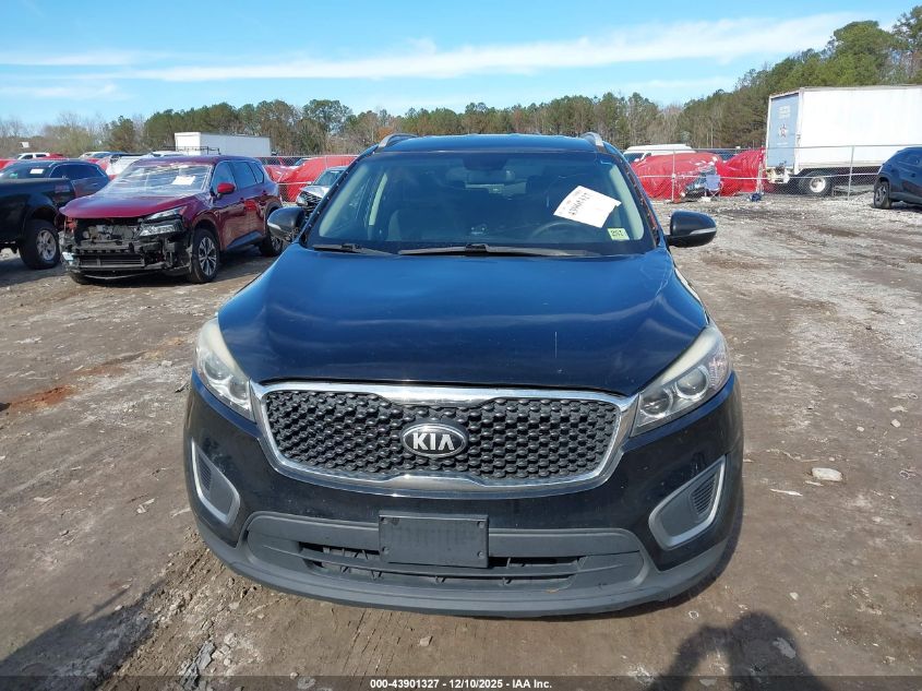 2016 Kia Sorento 3.3L Lx VIN: 5XYPG4A56GG180150 Lot: 43901327